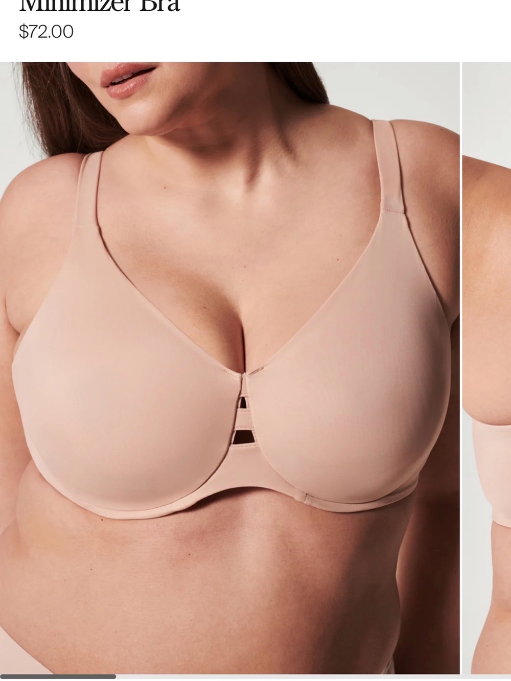 Spanx Low Profile Minimizer Bra 42DDD